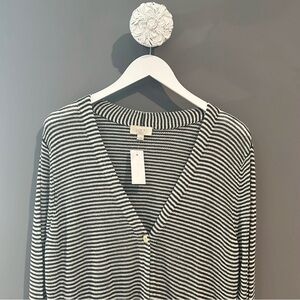 LOFT Cardigan/Duster, XL, Army green